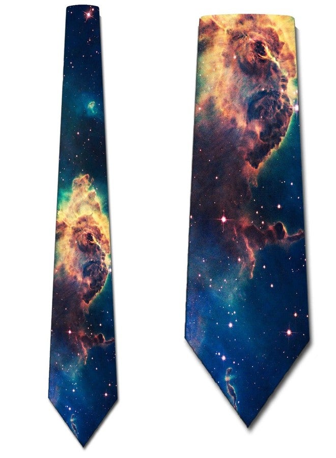 Three Rooker Nebula Space Ties Mens Galaxy Necktie - Image 2